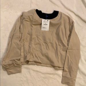Zara crop pullover.